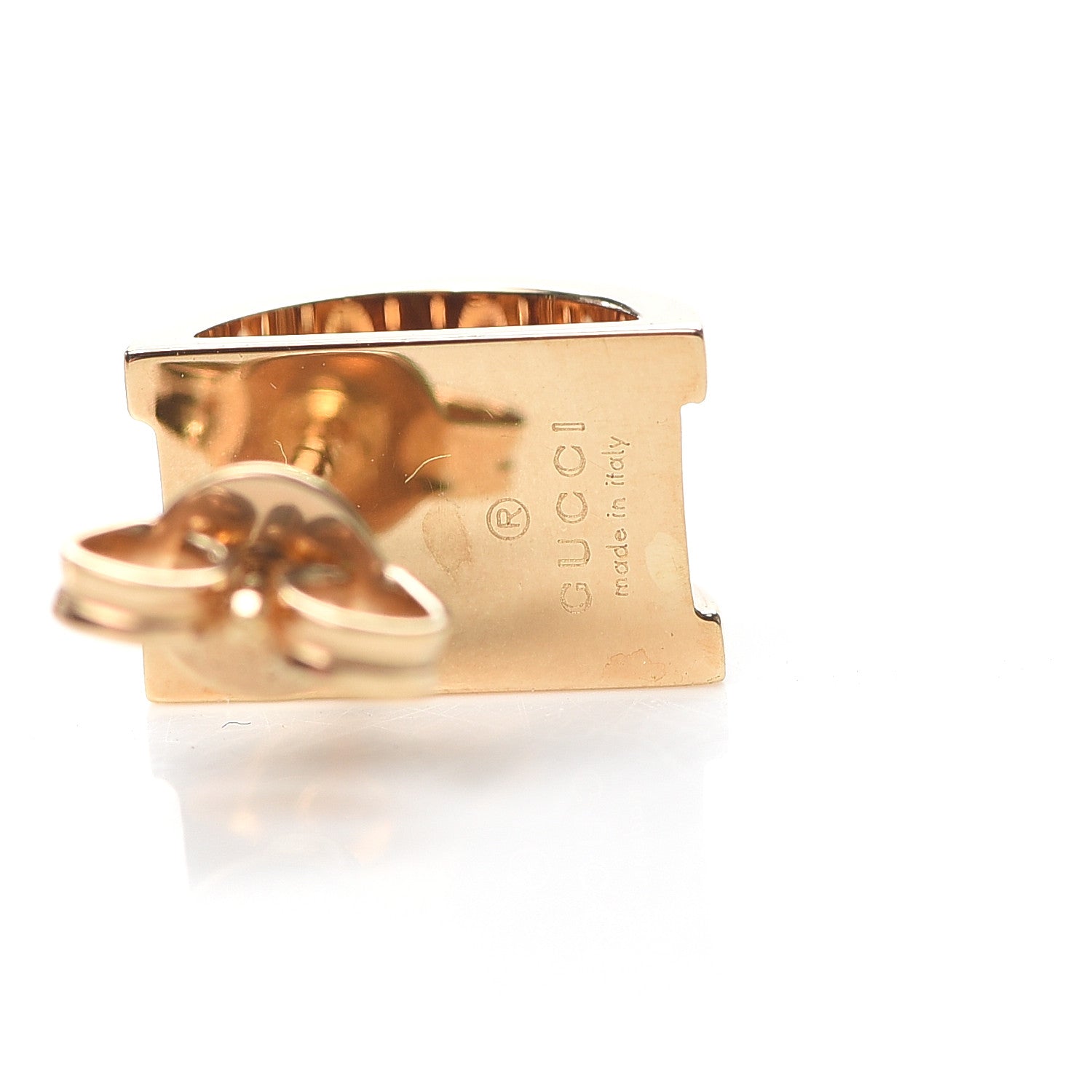Gucci 18K Yellow Gold Icon Twirl Earrings 4 of 6