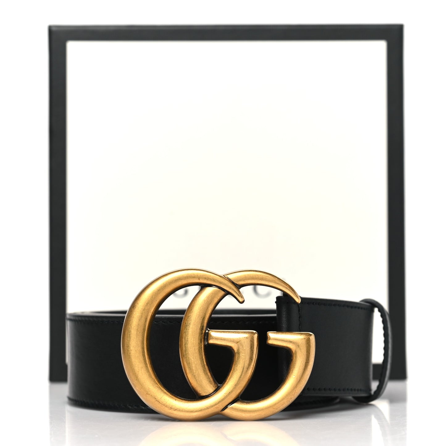 Calfskin Double G 40mm Belt 95 38 Black