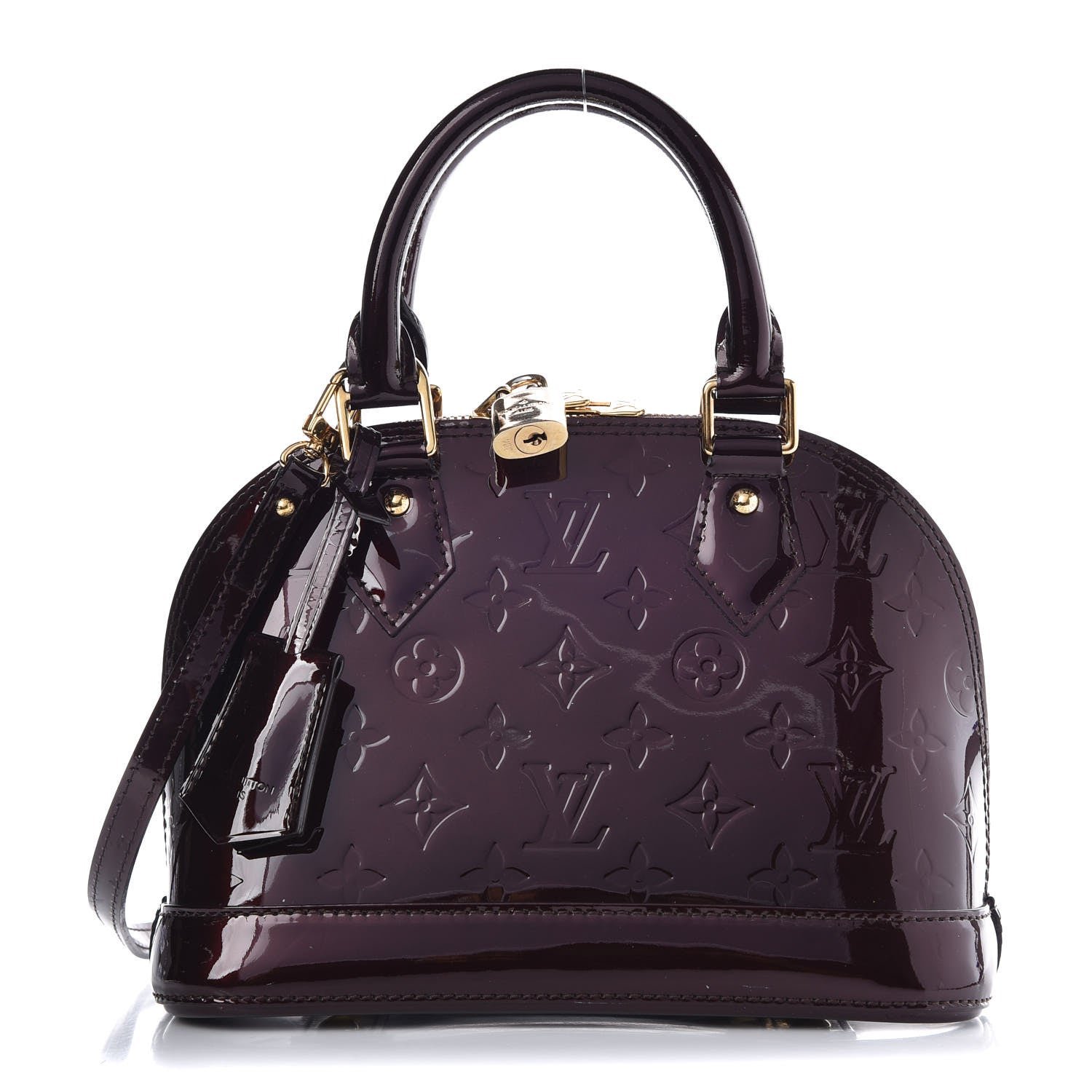 Louis Vuitton Vernis Alma BB Amarante 1 of 6
