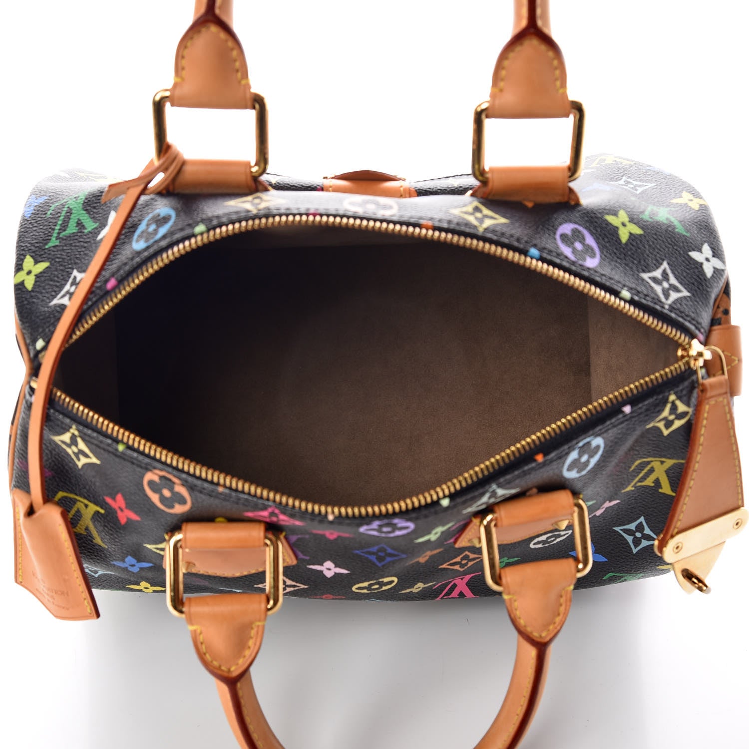 Louis Vuitton Monogram Multicolor Speedy 30 Black 7 of 9