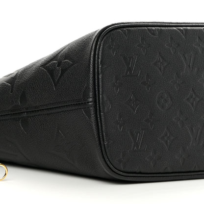 Louis Vuitton Empreinte Monogram Giant Neverfull MM Black 9 of 11