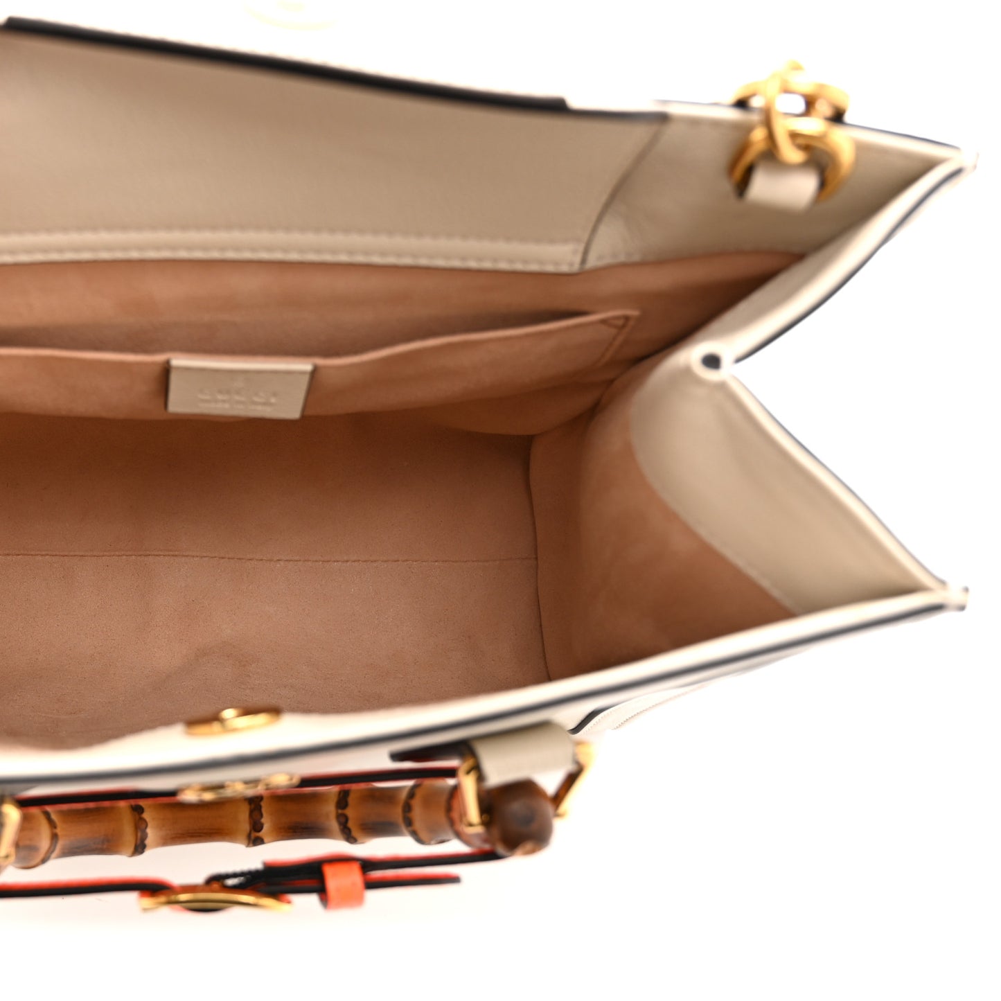 Wonka Grain Calfskin Small Diana Tote Bag Mystic White Cuir