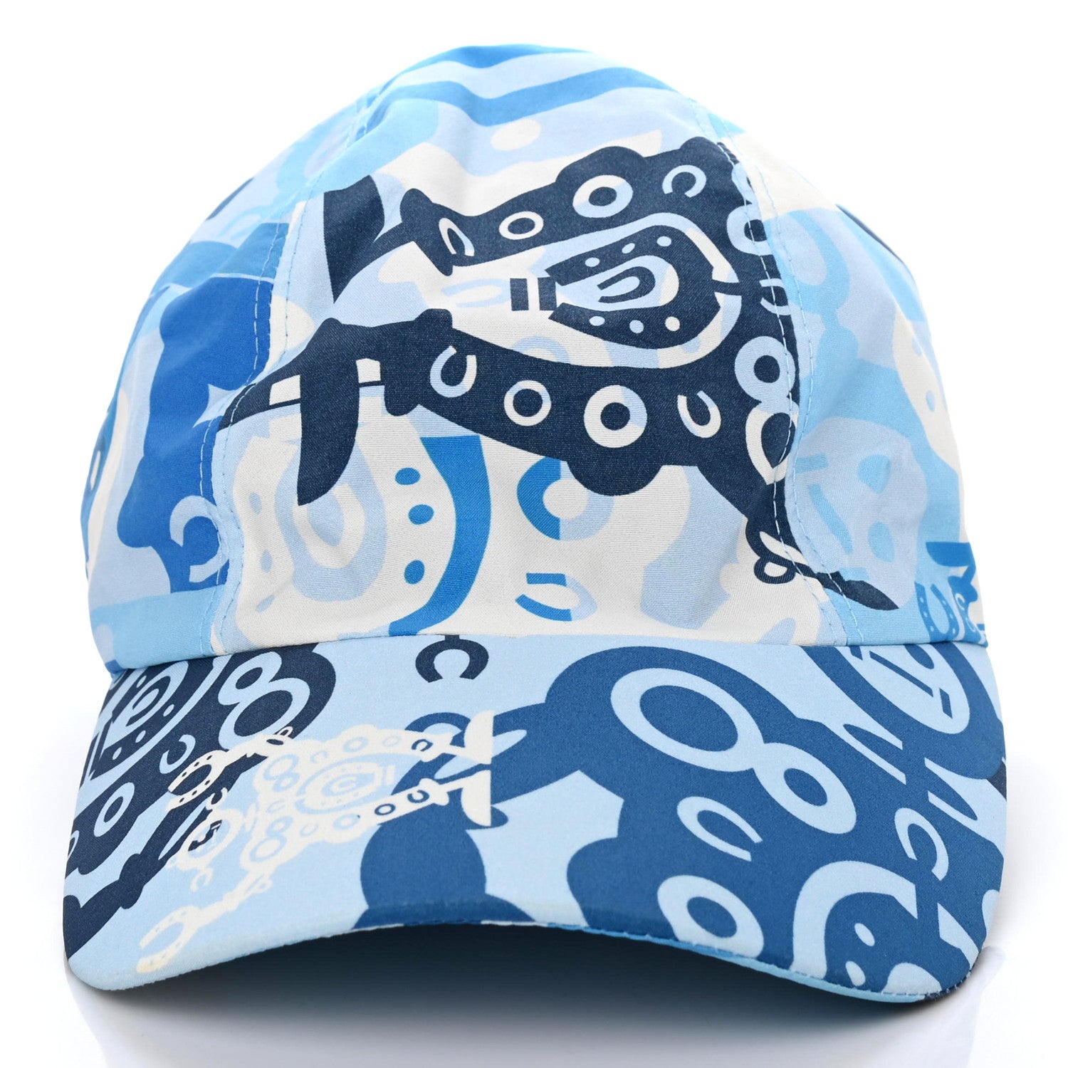 Hermes Silk Davis Patchwork Cap 59 3 of 6