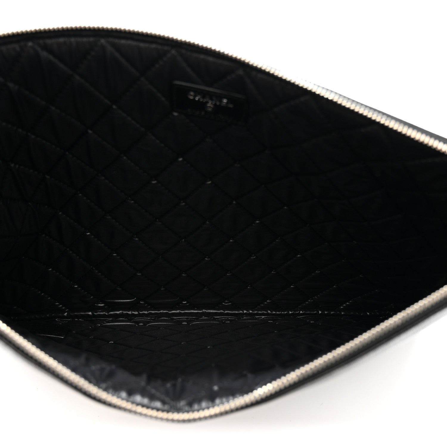 Chanel Caviar Studded Medium Deauville Pouch Black 5 of 7