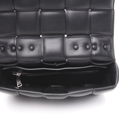 Bottega Veneta Lambskin Maxi Intreccio Padded Chain Cassette Crossbody Bag Black 4 of 8