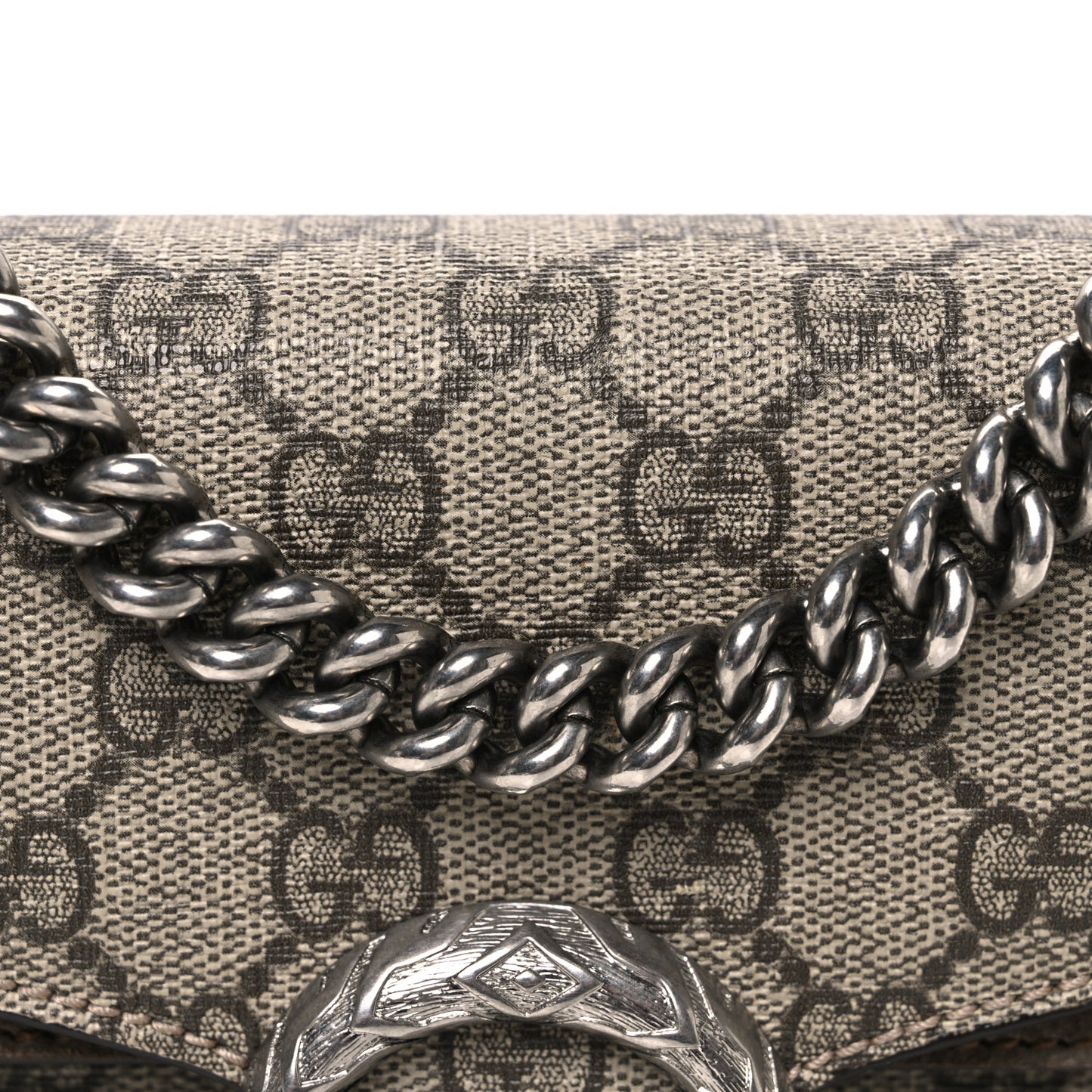 GG Supreme Monogram Mini Dionysus Shoulder Bag Taupe