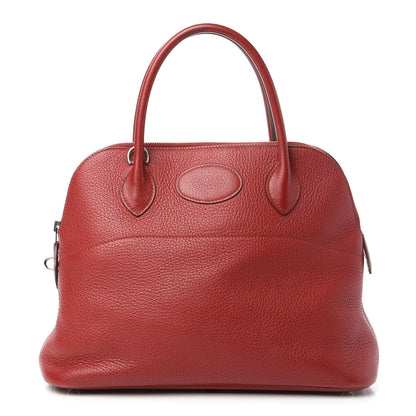 Hermes Taurillon Clemence Bolide 31 Rouge Casaque 1 of 11