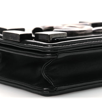 Chanel Plexiglass Lambskin Mini Boy Brick Flap Black 9 of 14