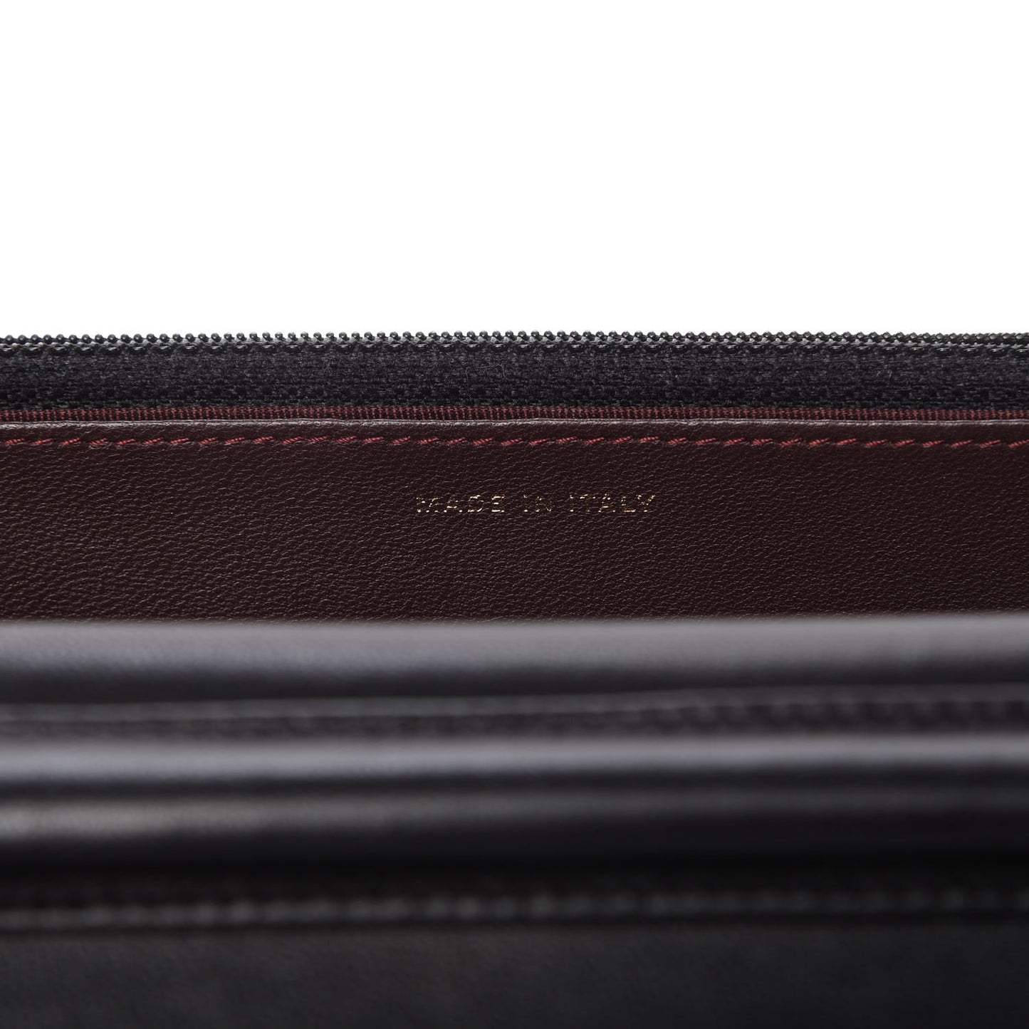Lambskin Quilted Wallet On Chain WOC Black