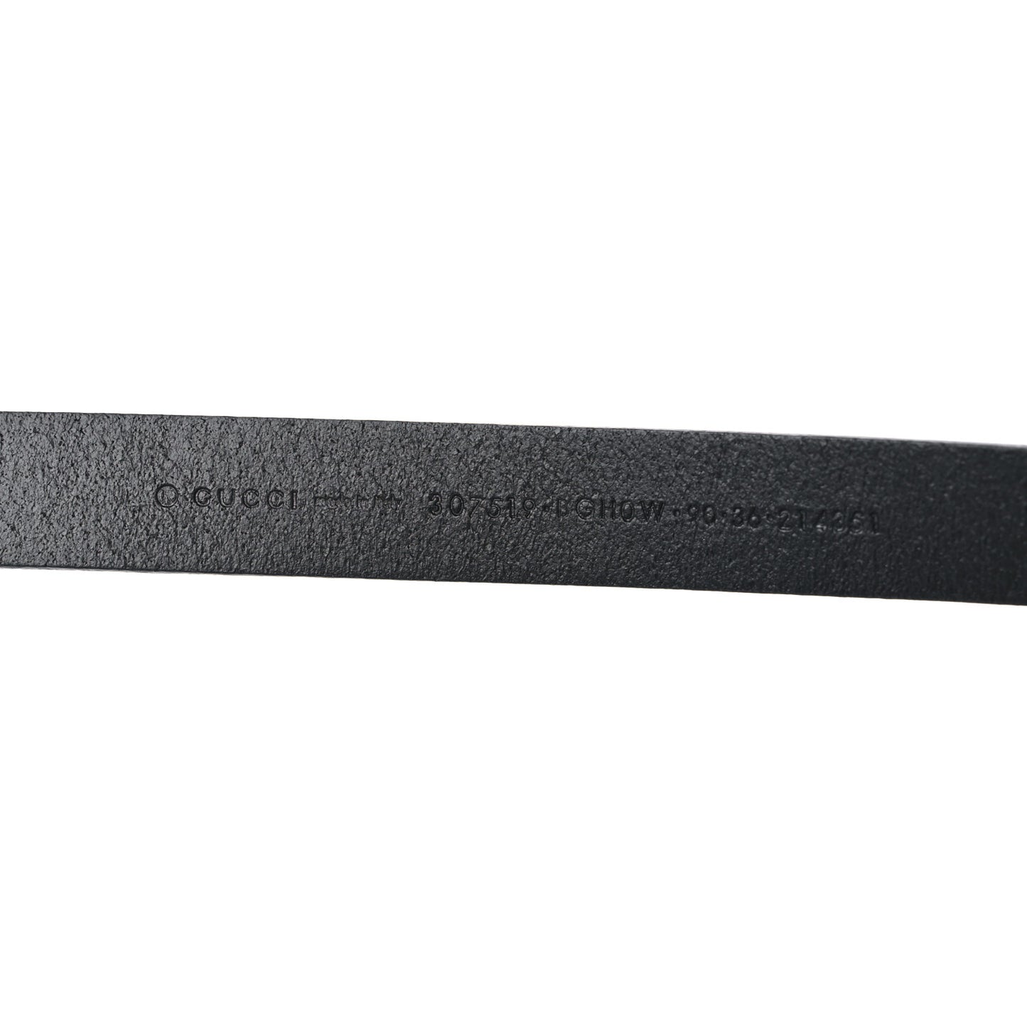 Calfskin Horsebit Bucket Belt 90 36 Black