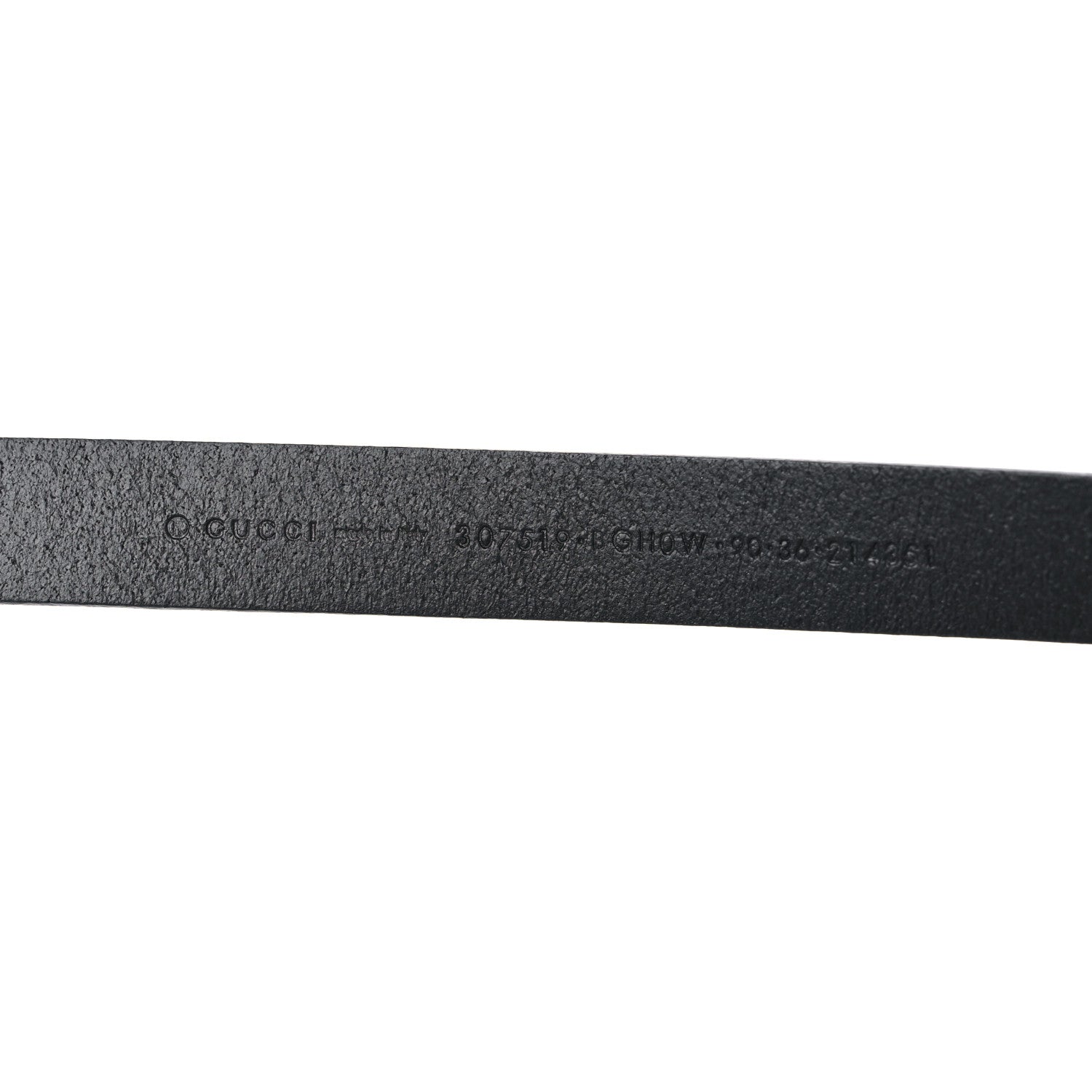 Gucci Calfskin Horsebit Bucket Belt 90 36 Black 3 of 4
