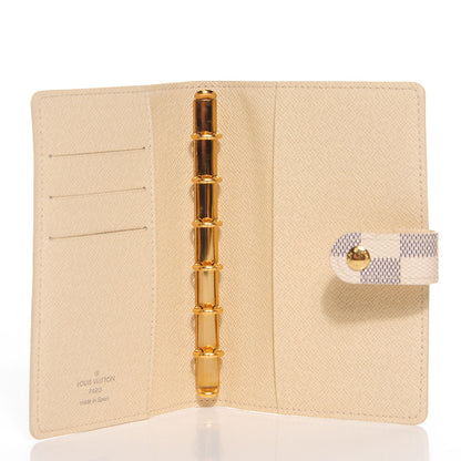 Louis Vuitton Damier Azur Small Ring Agenda Cover 5 of 7