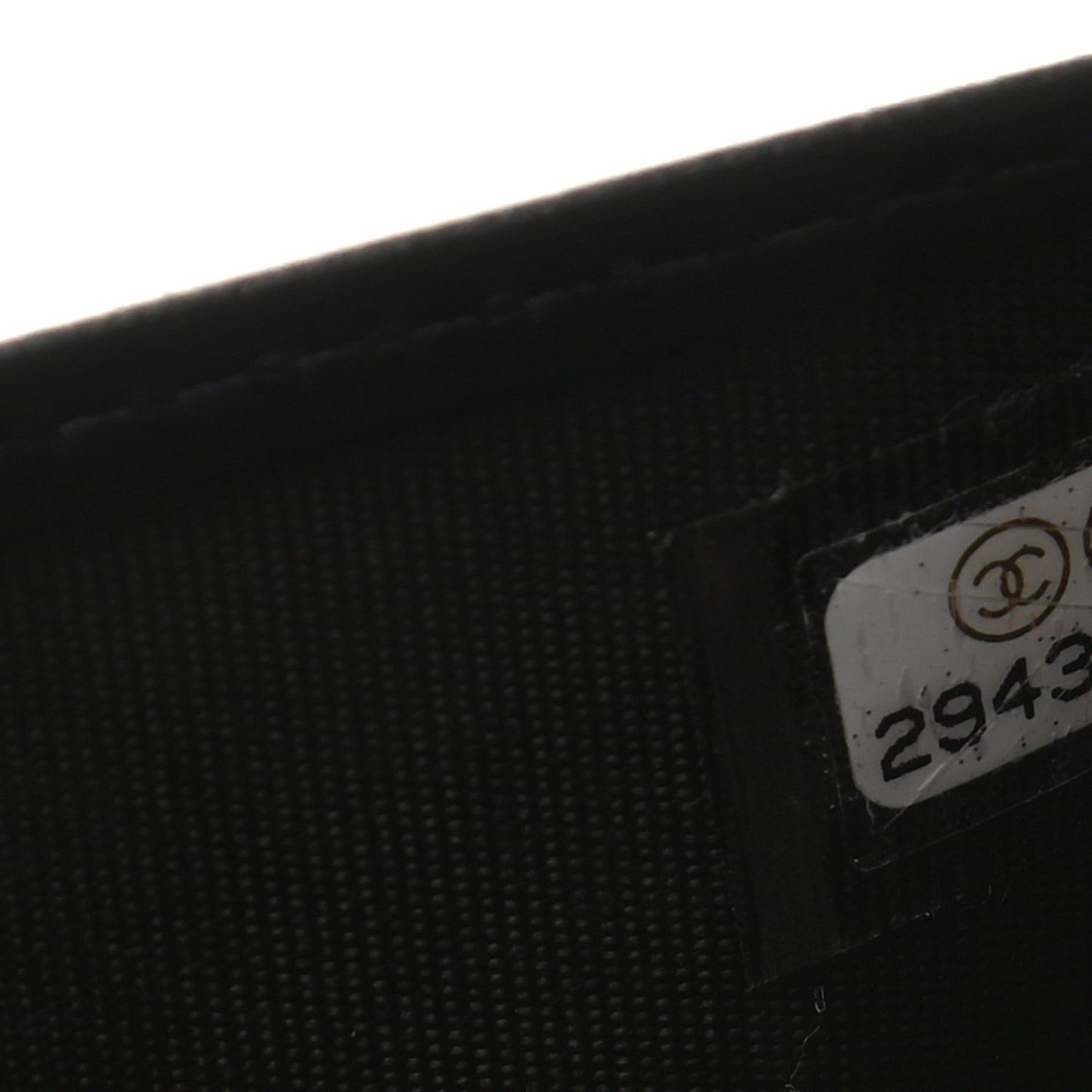 Caviar Quilted Boy Yen Wallet Black