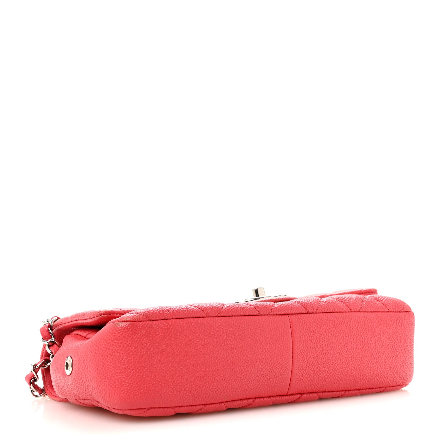 Chanel Caviar Quilted Medium Easy Flap Coral 4 of 16