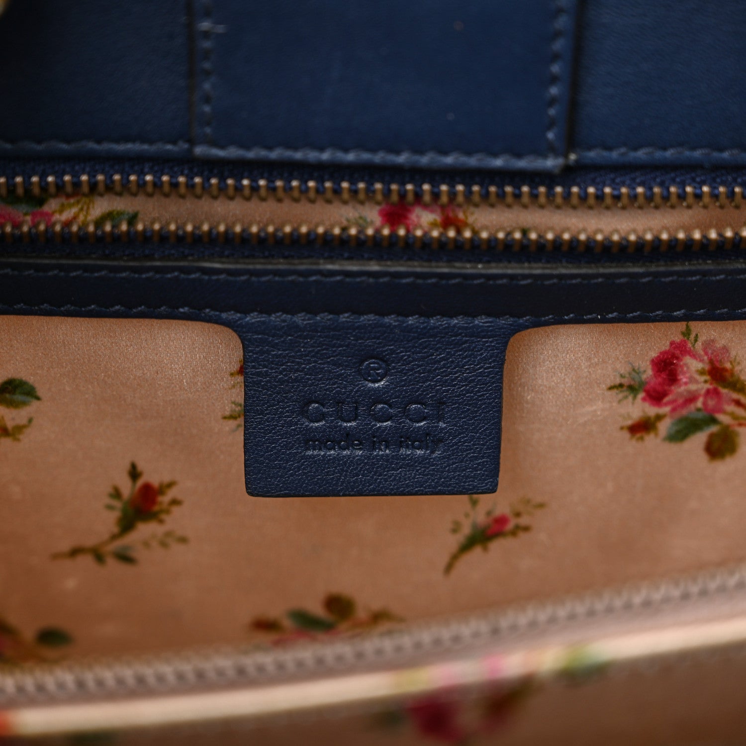 Gucci Denim Matelasse Small Pearly GG Marmont Tote Blue 6 of 15