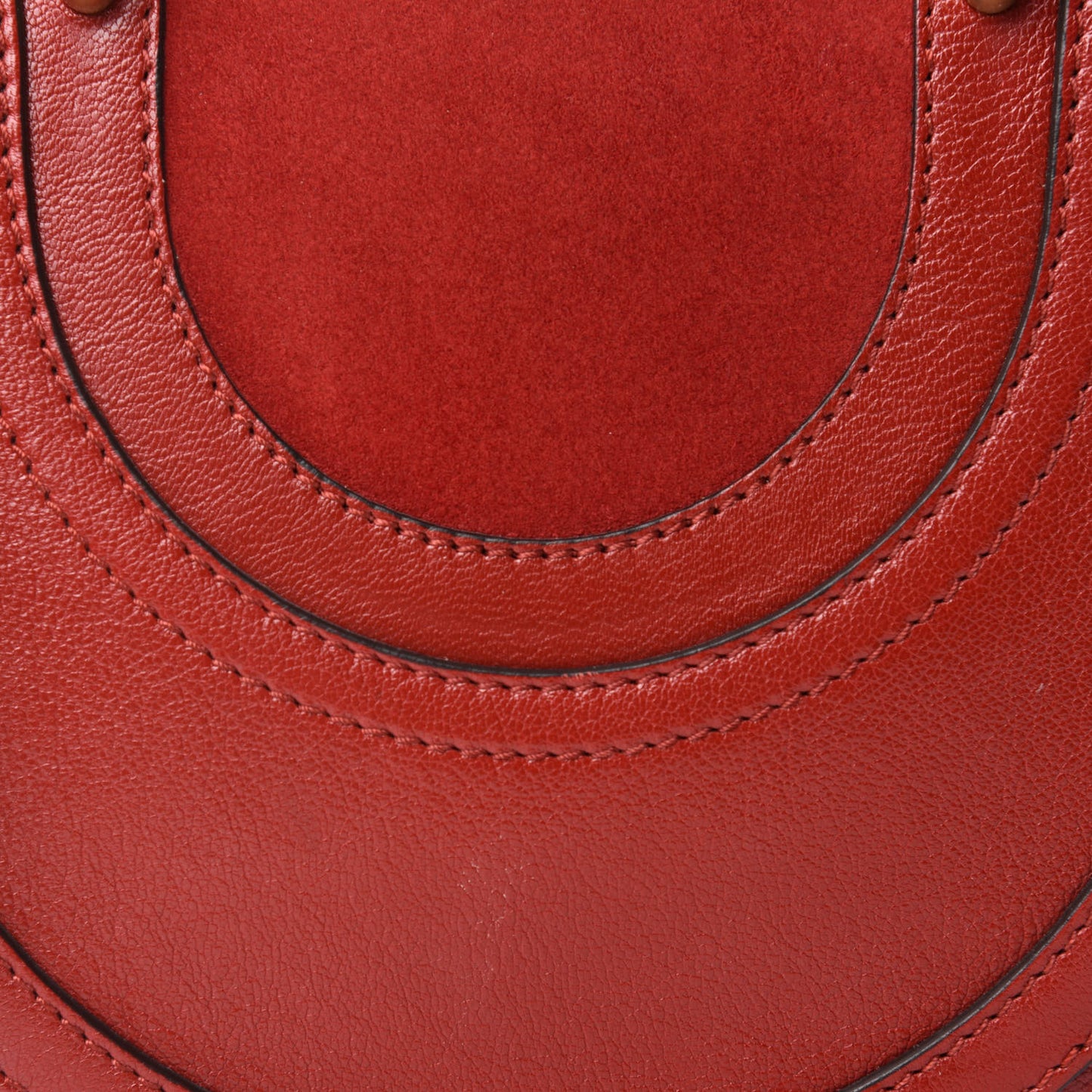 Calfskin Suede Small Pixie Bag Dahlia Red
