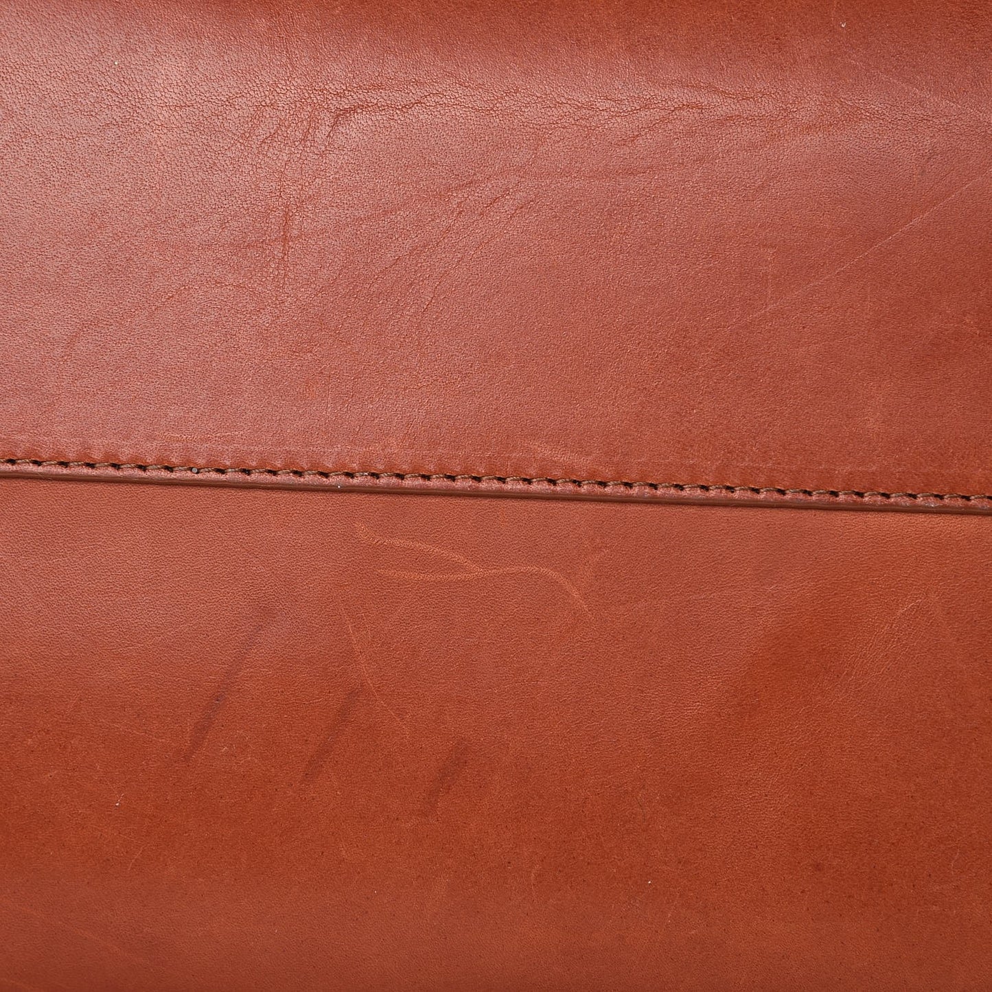 Calfskin Large Shopping Tote Brandy Avion