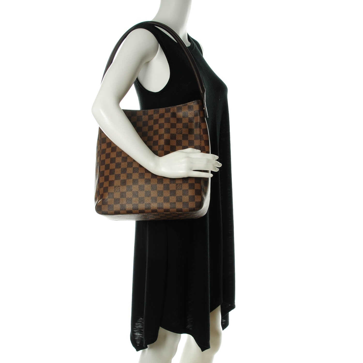 Louis Vuitton Damier Ebene Looping GM 2 of 7