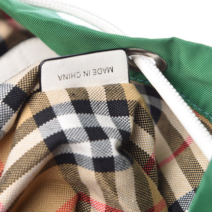 Burberry Nylon Medium Colorblock Rucksack Backpack Green Blue 7 of 10