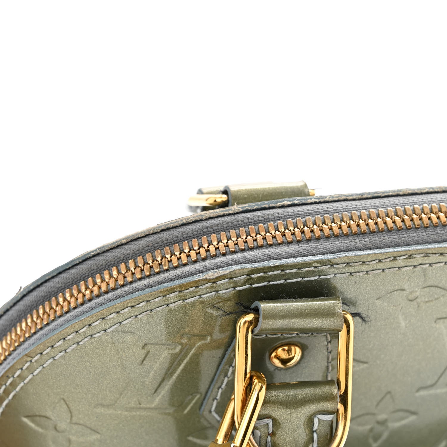 Louis Vuitton Vernis Alma BB Givre 10 of 11