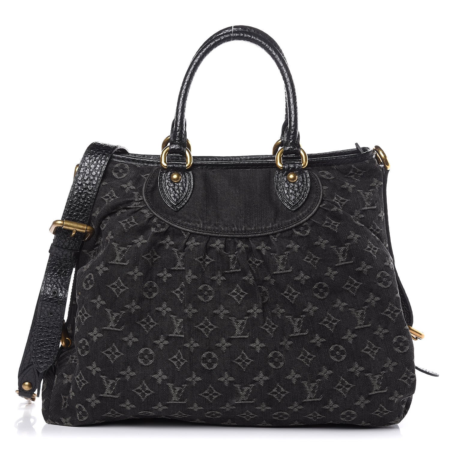 Louis Vuitton Denim Neo Cabby GM Black 2 of 11
