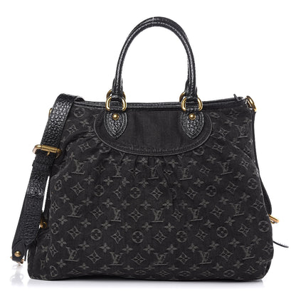Louis Vuitton Denim Neo Cabby GM Black 2 of 11