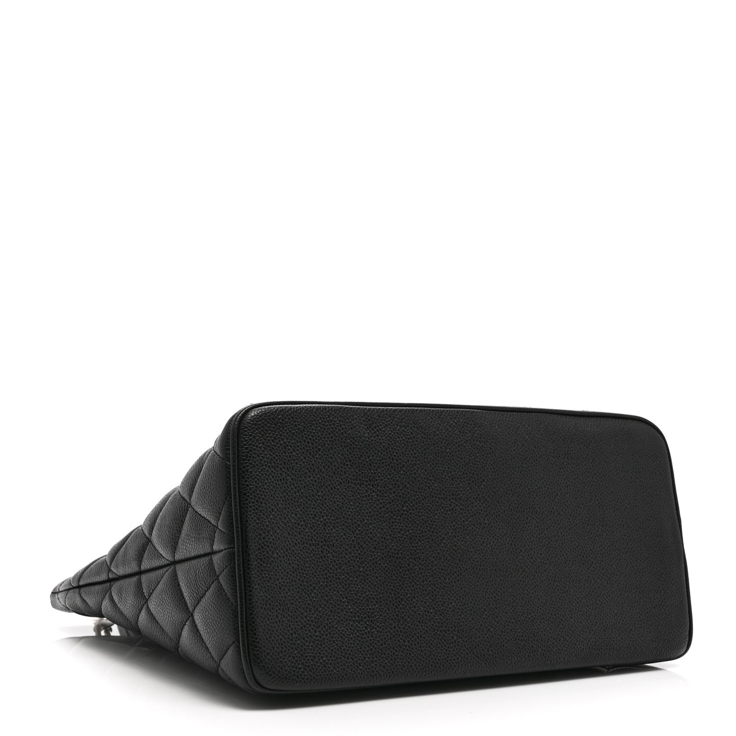 Caviar Quilted Medallion Tote Black