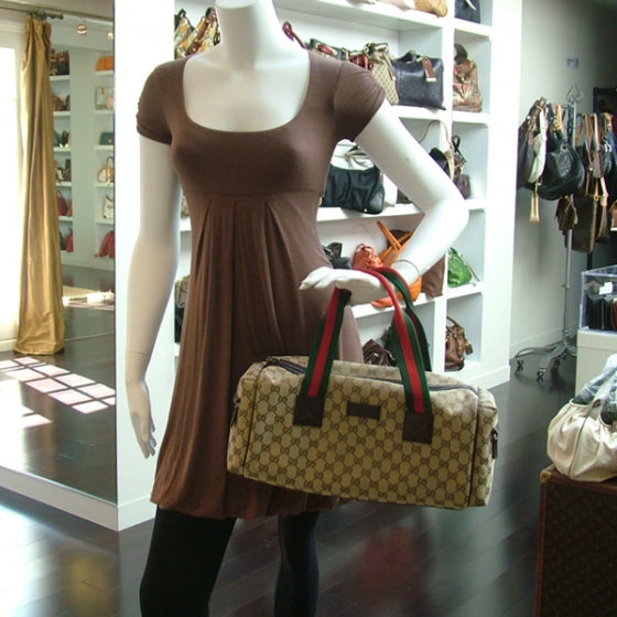Monogram GG Small Duffle Bag Brown