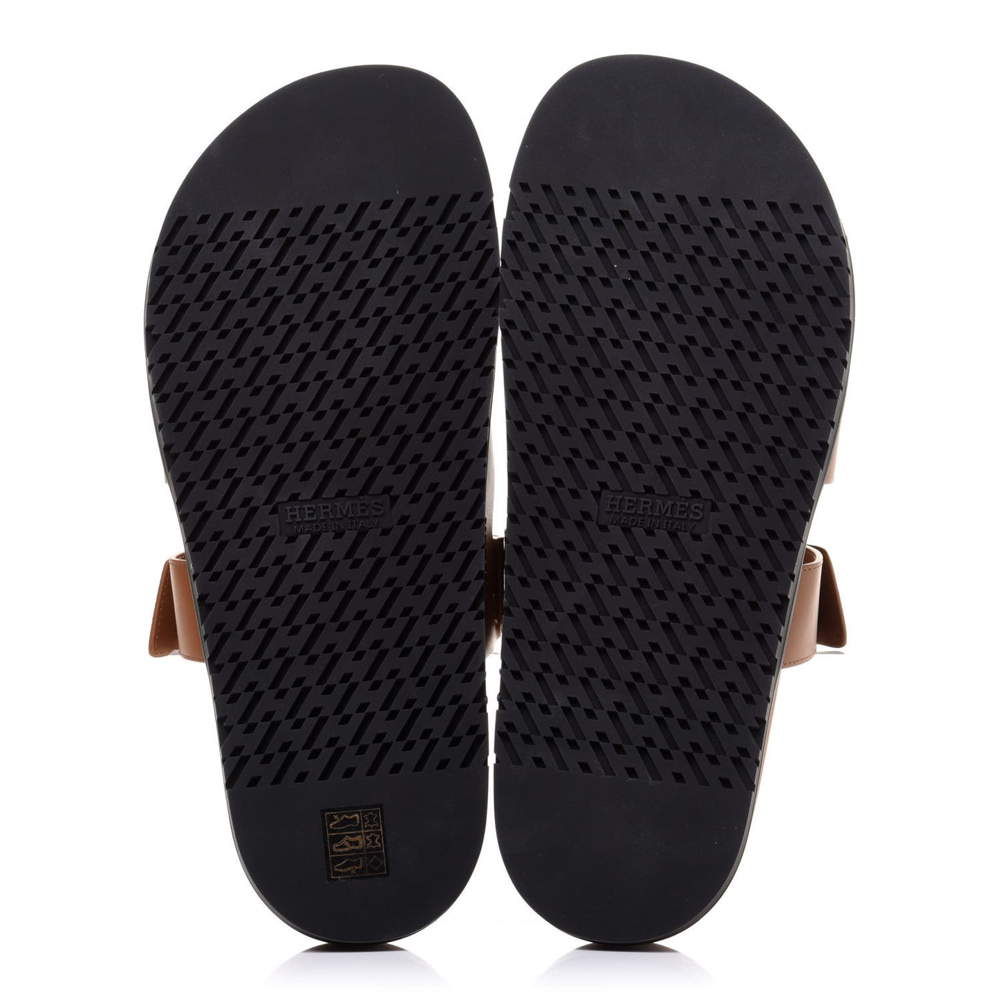 Calfskin Mens Chypre Sandals 45 Gold