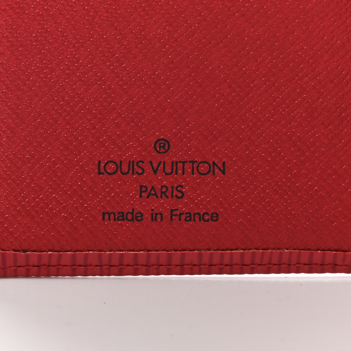 Epi French Purse Wallet Castillan Red