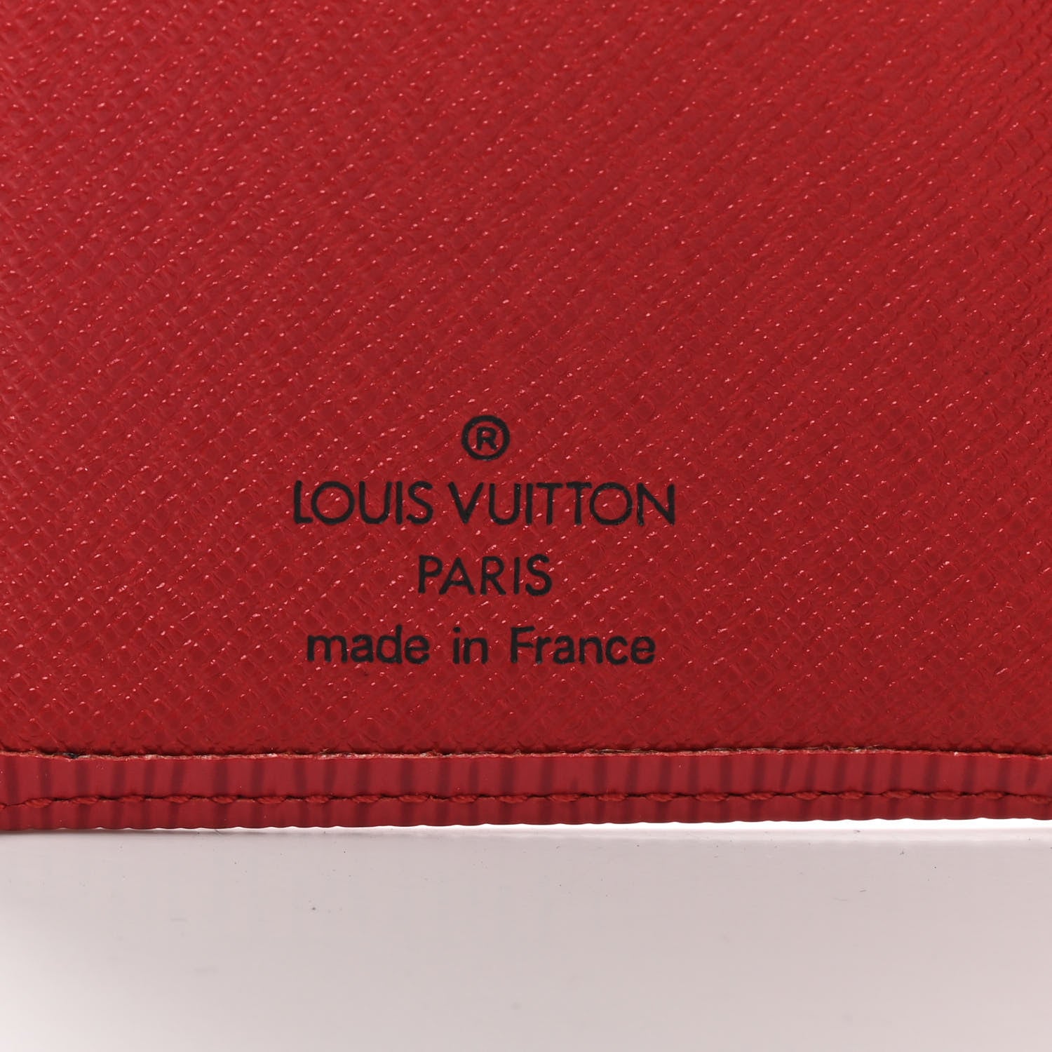Louis Vuitton Epi French Purse Wallet Castillan Red 7 of 9