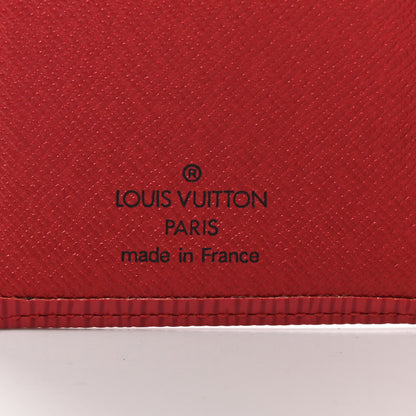 Louis Vuitton Epi French Purse Wallet Castillan Red 7 of 9