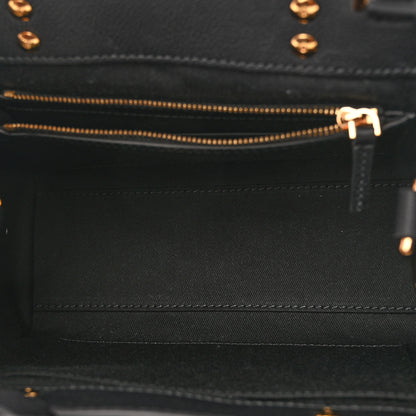 Versace Grained Calfskin Small La Medusa Chain Tote Black 5 of 9