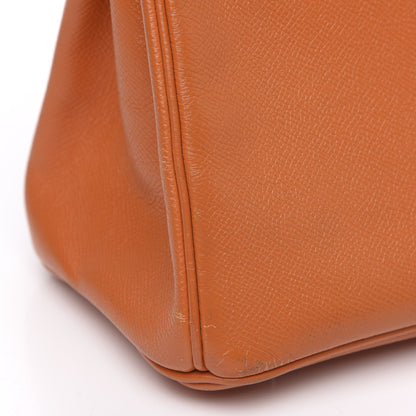 Hermes Epsom Birkin 25 Orange 28 of 31