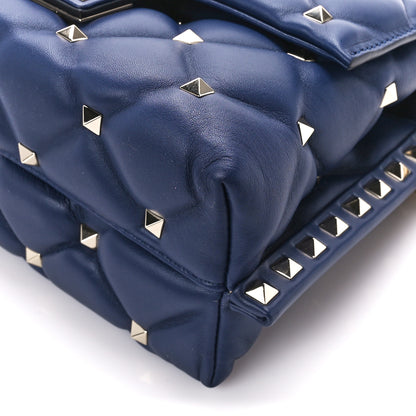 Valentino Garavani Nappa Small Candystud Crossbody Navy 11 of 11