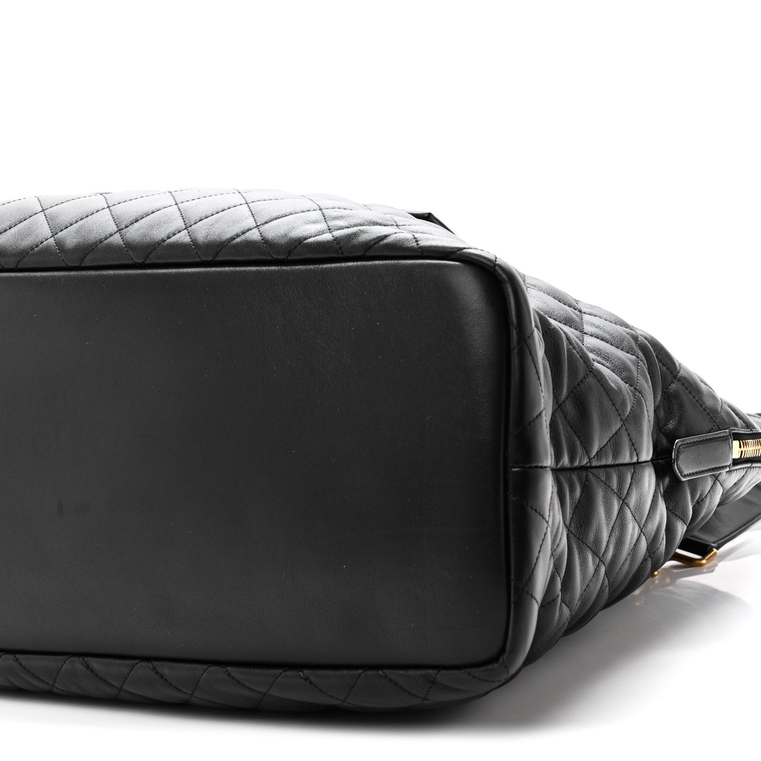 Saint Laurent Calfskin Quilted ES Giant Travel Bag Black 9 of 9