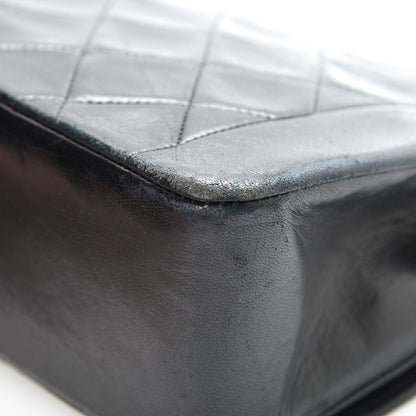 Chanel Lambskin Quilted Medium Single Flap Black 12 of 17