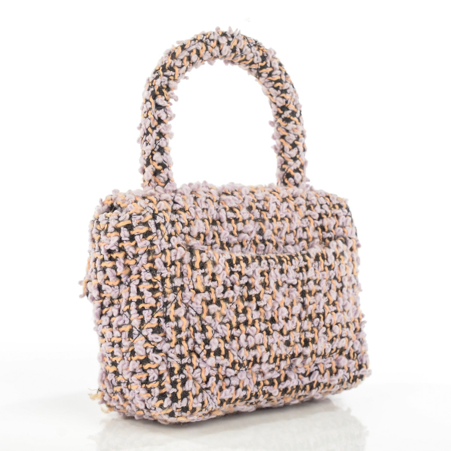 Chanel Tweed Mini Kelly Flap Bag 3 of 9