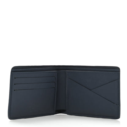 Louis Vuitton Calfskin Monogram Shadow Multiple Wallet Navy 5 of 6