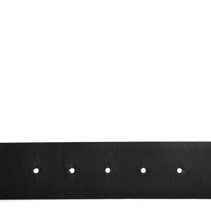 Valentino Garavani Calfskin Crystal VLogo 40mm Belt 95 38 Black Poudre 3 of 6
