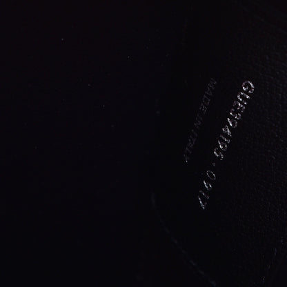 Saint Laurent Calfskin Large Shopping Tote Black Red 9 of 9