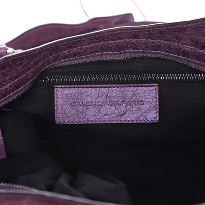 Balenciaga Agneau Classic Hardware City Metallic Purple 7 of 13