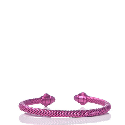 David Yurman Aluminum 5mm Renaissance Bracelet Dark Pink 3 of 5