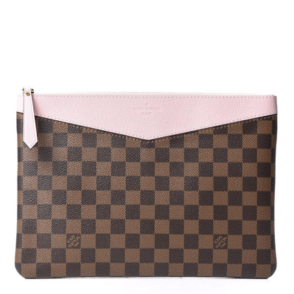 Louis Vuitton Damier Ebene Daily Pouch Rose Poudre 1 of 9