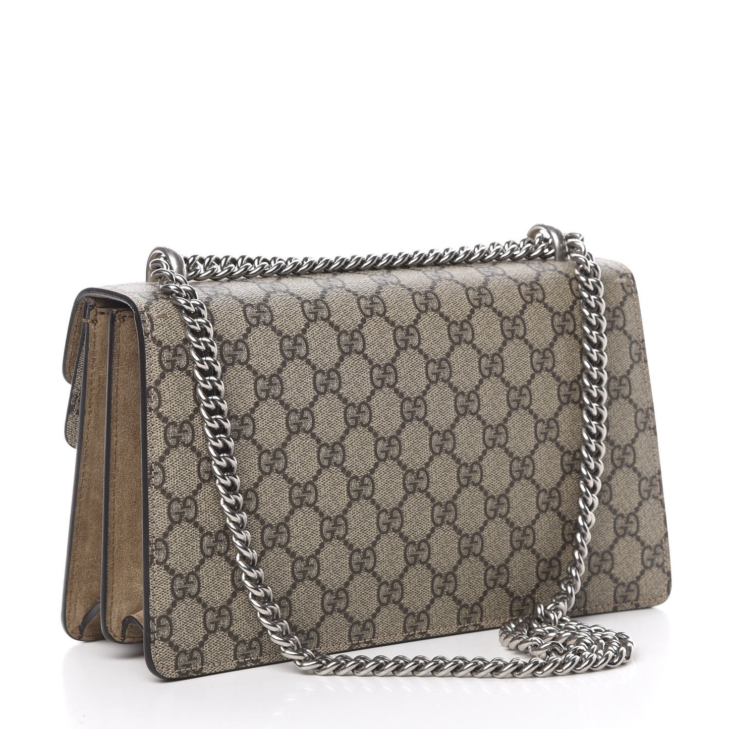 GG Supreme Monogram Small Dionysus Shoulder Bag Taupe