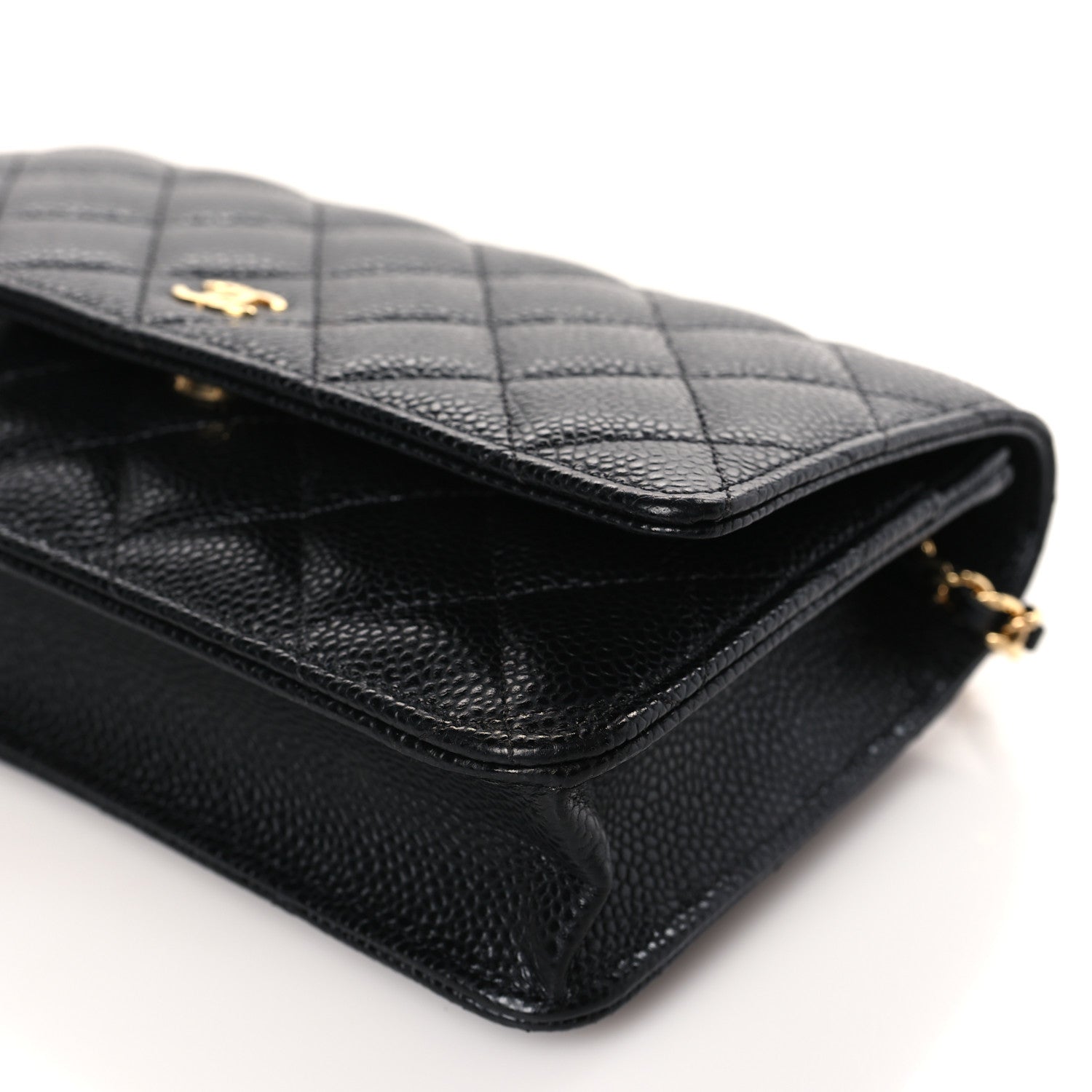 Chanel Caviar Quilted Wallet on Chain WOC Black 9 of 9