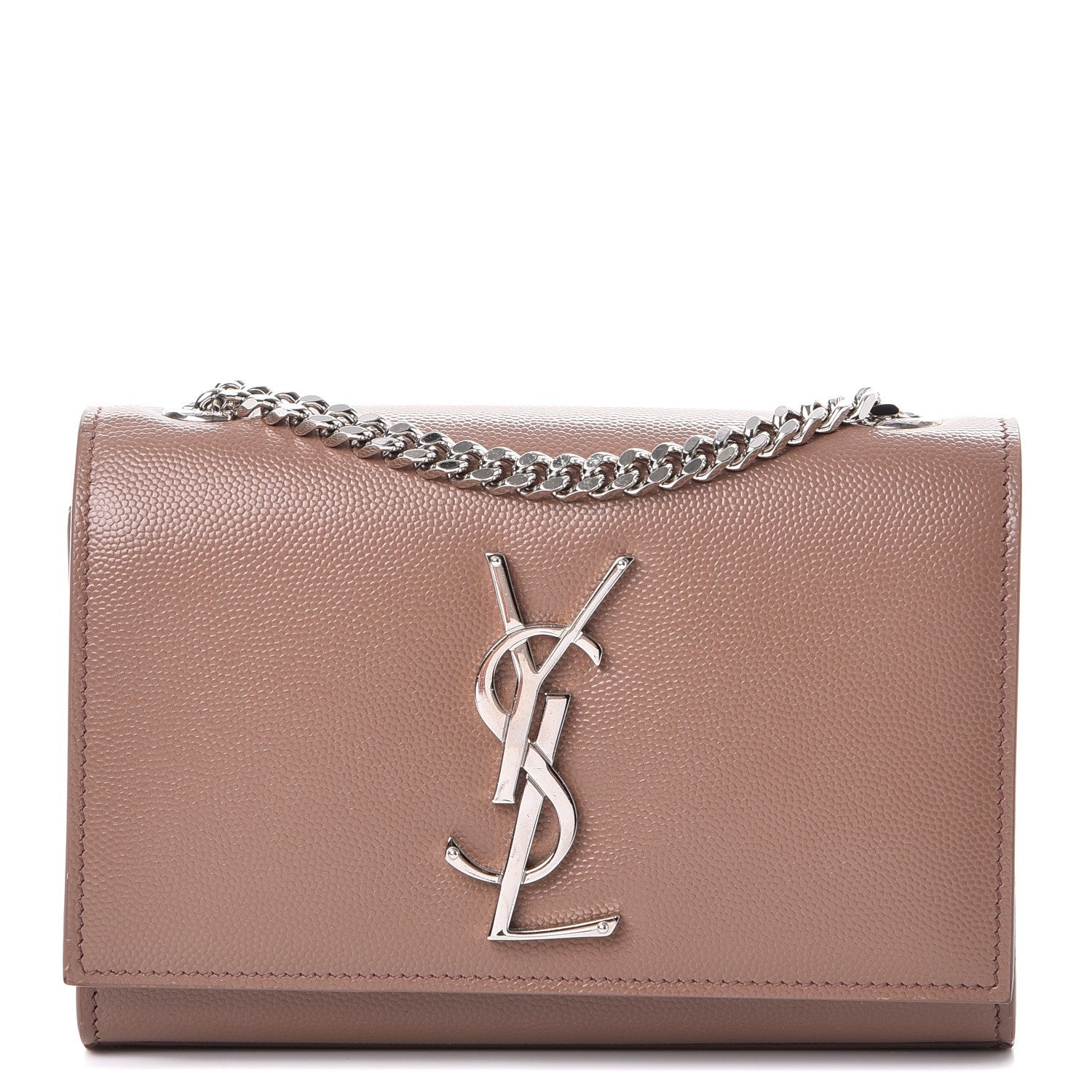 Saint Laurent Grain De Poudre Small Monogram Kate Satchel Fard 1 of 7