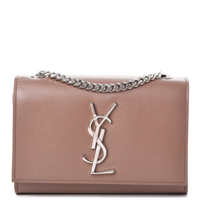 Saint Laurent Grain De Poudre Small Monogram Kate Satchel Fard 1 of 7
