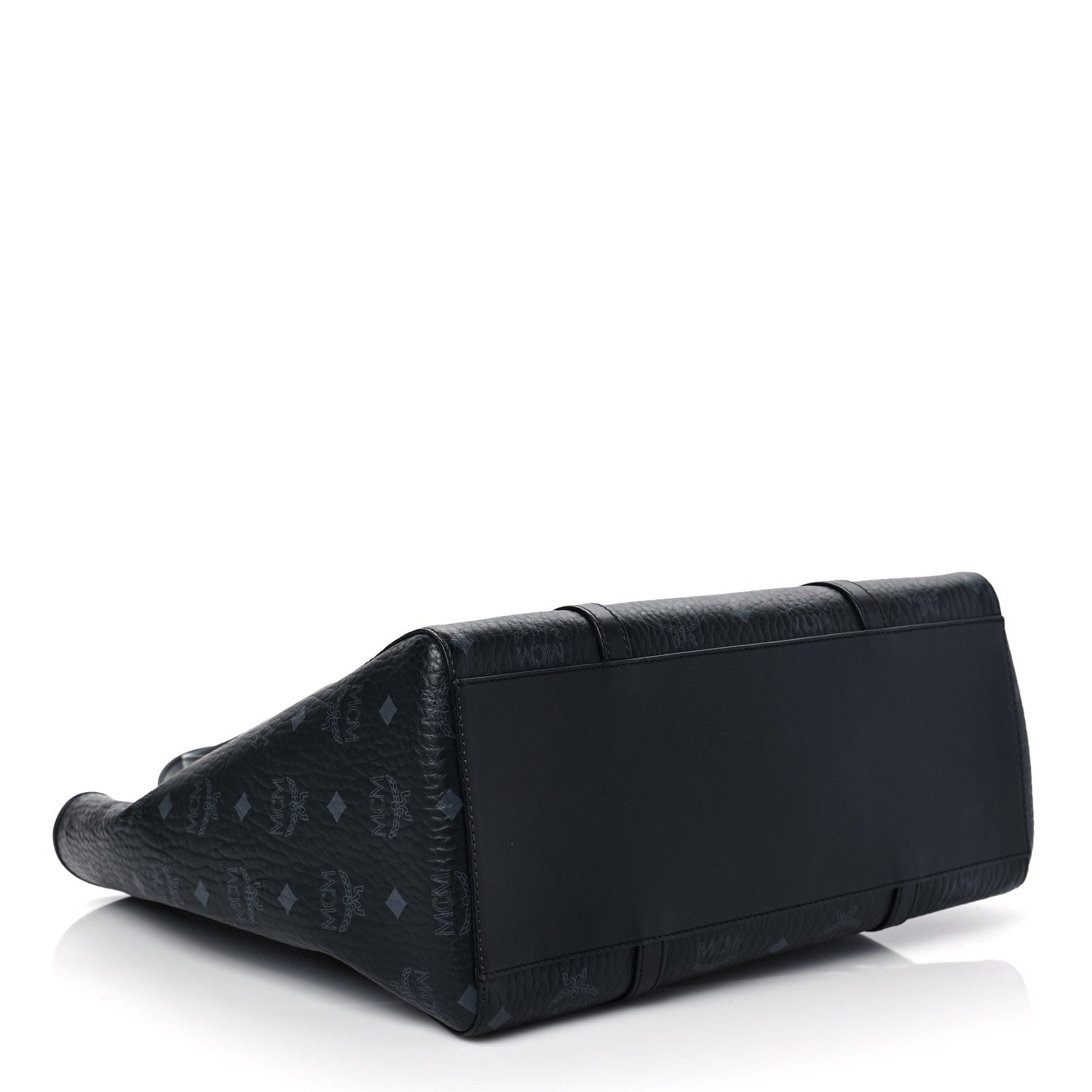 MCM Visetos Toni Shopper Tote Black 3 of 5