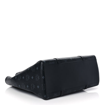 MCM Visetos Toni Shopper Tote Black 3 of 5